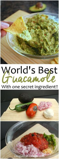 guacamole with one secret ingredient is the best way to make it at home