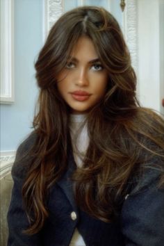 curtainsbangs curtain bangs #curtainbangs #wearegirls #90shair 90shair 90s hair aesthetic hair bangs #bangs 90s Haircuts, Haircut Inspo, Medium Bob, 90s Hairstyles, Long Brown Hair