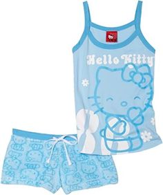 Pajamas Hello Kitty, Kitty Clothes, Anime School, Cosplay Kawaii, Hello Kitty Clothes, Girl Cat