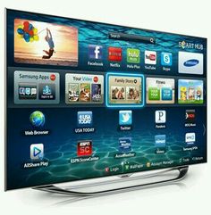 the new samsung smart tv is shown in this image