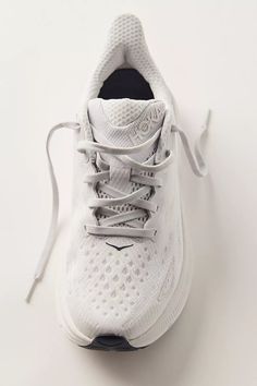 HOKA® Clifton 9 Sneakers | Free People Cute White Tennis Shoes, Cute Athletic Outfits, Hoka Clifton 9, Athletic Wear Womens, Workout Sneakers, Clifton 9, Hoka Clifton, Hoka Shoes, White Tennis Shoes