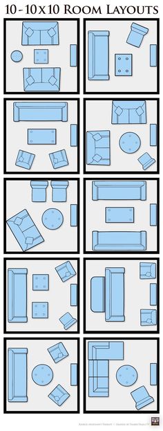 the instructions for how to make a living room layout