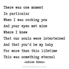 a poem written in black and white with the words, there was one moment in particular when