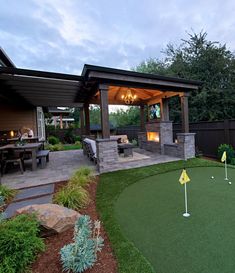 backyard Manly Patio Ideas, Covered Patio Side Of House, Hot Tub On Side Of House, Side Yard Covered Patio, Outdoor Patio Hot Tub Ideas, Landscaping Around Covered Patio, Outdoor Patio Connected To House, Side Of House Patio Ideas, Covered Side Yard