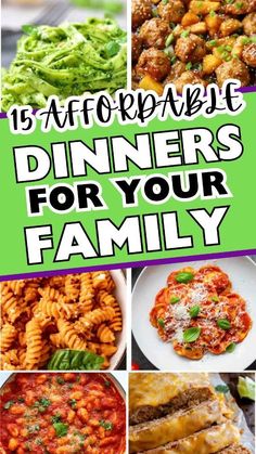 the top ten dinner ideas for your family