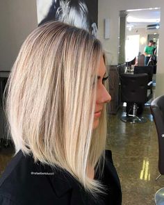 Straight Long Bob With Highlights Long Bob Fine Hair, Longer A Line Haircut, Aline Bob, A Line Haircut, Blonde Hairstyles, Bob Haircut For Fine Hair, Long Bob Haircuts, Bob Hairstyles For Fine Hair, Popsugar Beauty