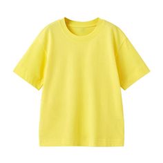 2021 Summer Cotton T-shirt Loose Short Sleeve Solid Bottomed Shirt Top - PrettyKid Cheap Cotton T-shirt For Spring, Cheap Yellow Patchwork T-shirt, Affordable Casual Yellow T-shirt, Cheap Cotton School T-shirt, Cheap Cotton Playwear T-shirt, Cheap Yellow Short Sleeve Tops, Cheap Neon Yellow Crew Neck Tops, Cheap Yellow Spring Shirt, Yellow M&m Shirt