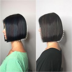 Bob Pendek, One Length Hair, Highlights For Dark Brown Hair, Bob Haircut For Fine Hair, Frontal Hairstyles, Inverted Bob, Penteado Cabelo Curto, Haircuts For Fine Hair, Short Bob Hairstyles