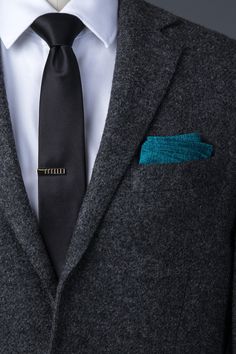 Standard solid intersects flecks of black in our Galveston pocket square. Made of durable cotton, this updated accessory in turquoise will add a subtle twist to your 9-to-5 attire. Imported. Blue Formal Pocket Square, Burgundy Pocket Square, Pink Pocket Square, Green Pocket Square, Respect Is Earned, Plaid Accessories, Pocket Square Styles, Lavender Silk, Dusty Mauve