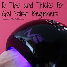 With these tips and tricks for gel polish beginners, you are sure to be a gel polish pro in no time. Do gel polish at home, but do it like a pro. Gel Polish At Home, Nail Polish Ideas Easy, Diy Gel Nails, Remove Gel Polish, Gel French Manicure, Hair Tips And Tricks, Makeup Tip, Gel Nails At Home, Gel Polish Manicure