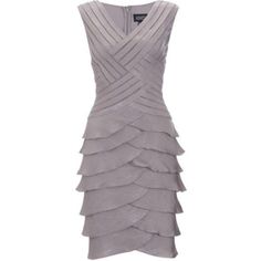 New With Tags Size 22 Wafle Top Shutter Dress - Style # 013188741 Features: Gray Shimmer Waffle Style Pattern Layered Ruffles V-Neck Zipper Closure Shell - 71% Rayon, 18% Polyester, 11% Nylon - Lining Made From 95% Polyester And 5% Spandex Material Does Have Stretch To It Approximate Measurements Lying Flat With Zipper Fully Zipped: Pit To Pit: 24" Shoulder To Shoulder : 19.5" Waistline: 22" Hips: 27: Pit To Bottom Dress: 34.5" Zipper Length: 22" Reasonable Offers Welcome - Dress From Nordstrom Asymmetrical Shapes, Formal Wear Dresses, Pink Cocktail Dress, Seat Belts, Mob Dresses, Dress Fitted, Adrianna Papell Dresses, Summer Color, Soft Summer