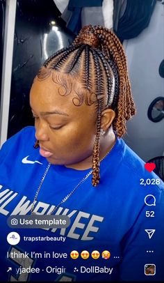 Feedin Ponytail Braids, Protective Cornrows, Braided Designs, Feed In Braids Ponytail, Braided Ponytails, Spikey Hair, Christmas Hairstyle, Black Hair Magazine, Haircut Design