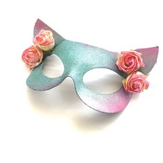 Kids fun face mask with glitter and roses in unicorn colors! Great fun masquerade mask for children! Base Material - Light weight felt base with shimmer. Comes with matching Ribbons. S H I P P I N G - Processed same day or within 24 hours. 1-2 day guaranteed delivery services offered, add items to cart and click on shipping tab for rates. Pls leave a check out note with your need date & contact number (especially for expedited and custom orders) Msg for delivery time frames (Include your sta Themed Masks And Prosthetics For Cosplay, Novelty Mask For Masquerade Carnival, Themed Party Eye Mask, Themed Masquerade Mask For Carnival Party, Handmade Halloween Masks As Gifts, Handmade Masks For Halloween Party, Novelty Eye Mask For Party, Novelty Eye Mask For Parties, Handmade Gothic Masks For Halloween Party