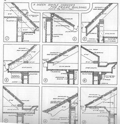 the instructions for how to build a roof with pitched dormers and rafters on each side