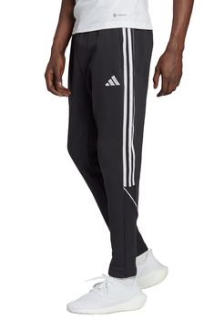 Level up your game in a classic pair of track pants made of soft fleece that wicks away sweat to keep you going at any intensity. Elastic waist   70% cotton, 30% recycled polyester   Machine wash, tumble dry   Imported Men's Adidas (men), Track Pants Mens, Black Activewear, Cool Outfits For Men, Adidas Sport, Outfits For Men, Sweat Pants, Black Adidas, Wicks