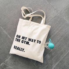 Gym Tote Bag, Sport Canvas, Gym Tote, Letter Bag, Diy Tote Bag