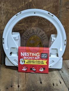 Happy Hen Nesting Bucket Kit Coop Care 5 Gallon Bucket Nesting Boxes, Bucket Nesting Boxes, Chicken Laying Boxes, 5 Gallon Buckets, Chicken Home, Backyard Chicken Coop Plans, Chicken Nesting Boxes, Coop Ideas, Nest Box