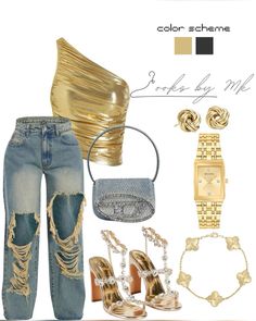 Bday Fall Outfit, 18th Birthday Party Outfit Casual, New Years Night Outfit, 19th Birthday Ideas Outfits Summer, 25th Birthday Dinner Outfit, Gold Baddie Outfits, Cute House Party Outfits Casual, Fashion Nova Concert Outfit, Buffet Dinner Outfit Ideas