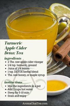 Liver Smoothie, Turmeric Drinks, Apple Cider Detox, Liver Detox Recipes, Thursday Prayer, Detox Liver, Natural Liver Detox, Liver Detox Diet, Turmeric Tea Recipe