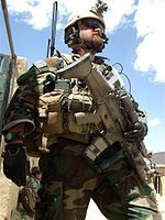 STO Capt Barry Crawford Afghanistan - FN SCAR - Wikipedia, la enciclopedia libre Special Forces Operator, Tactical Beard, Special Operations Command, Military Action Figures, Special Operations Forces, Special Ops, Military Photos