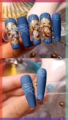 ancient style#nails#nail beauty#makeup#beauty Asia Nails Art Designs, Fine China Nail Art, Chinese New Year Nails 2023, Lunar New Year Nails 2023, Nail Drawing Art, Year Of The Dragon Nails, Cny Nails 2023, China Nails Design, Chinese Style Nails