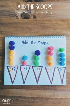 an activity for kids to practice addition skills