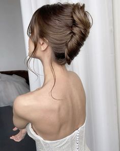 Wedding Hair Up, Roll Hairstyle, Formal Hairstyles, Wedding Hair And Makeup, Aesthetic Hair