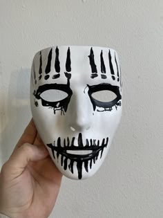 Hand painted Joey Jordison stitch mouth mask from the Self Titled era containing the worn finish.  Mask is Cesar86. Three different versions I have done are shown in these photos.  Feel free to ask for more pictures. Slipknot Hello Kitty, Joey Jordison Mask, Slipknot Masks, Mask Outfit, Pumpkin Mask, Baldi's Basics, Joey Jordison, Fatal Frame, Gothic Gifts