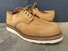 Red Wing 8105 7.5 D Moc Toe Maize Abilene Moc Toe  USA 8102 8103 8109 8106 8098 Awesome shoes with minor scuffs check photos. PLEASE VIEW ALL PHOTOS CAREFULLY AS I CONSIDER THEM PART OF THE DESCRIPTION. I WILL GLADLY COMBINE SHIPPING FOR MULTIPLE ITEMS PURCHASED IF THEY CAN BE SAFELY SHIPPED TOGETHER. DELIVERY WITHIN 5 BUSINESS DAYS, 1-2 BUSINESS DAY HANDLING. ONCE YOUR PAYMENT CLEARS, THIS ITEM WILL COME PROFESSIONALLY PACKAGED AND SHIPPED WITH CARE. PLEASE CONTACT ME THROUGH MESSAGES IF YOU HA Shoes Boots Combat, Moc Toe Boots, Awesome Shoes, Red Wing Shoes, Red Wing, Maize, Mens Shoes Boots, Red Wings, Work Boots