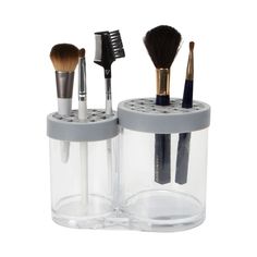 Purchase Simplify Gray 2 Compartment Cosmetic Brush Holder at Michaels. com. Keep your cosmetic brushes handy with this Simplify Cosmetic Brush Organizer. Keep your cosmetic brushes handy with this Simplify Cosmetic Brush Organizer. The two cup and silicone lid design allows you to store even more brushes of any size in this holder. The sectioned lid also keeps the brushes organized and upright, making it easier for you to find the exact brush you need. It can also be used in the office to hold Brush Holder Makeup, Brush Organizer, Target Gifts, Cosmetic Brush, Silicone Lid, Makeup Brush Holders, Cosmetic Organizer, Makeup Organizer, It Cosmetics Brushes