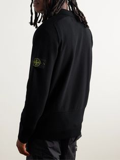 Stone Island updates classic knitwear with unexpected details, like the practical half-zip fastening on this sweater. Designed with a polo-style collar, it's made from a lightweight virgin wool-blend and features a textured herringbone stitch along the sleeves. Classic Knitwear, Stone Island Clothing, Herringbone Stitch, Sweater For Men, Half Zip Sweaters, Polo Style, Loungewear Shorts, Short Suit, Stone Island