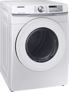 the front view of a samsung washing machine