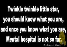 a black and white photo with the words twinkle little star, you should know what you are