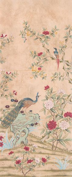 traditional folly chinoiserie wallpaper panel Chinoiserie Wallpaper Iphone, Eastern Wallpaper, Chinoiserie Aesthetic, Gold Chinoiserie Wallpaper, Regency Wallpaper, Chinoiserie Print