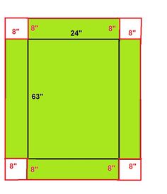 an image of a tennis court with measurements for the size and width in front of it