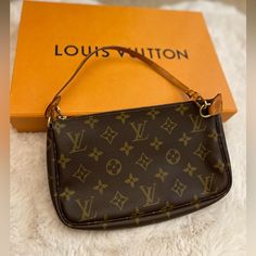 With A Sign Of Usage But Still Rank A , With Watermark On The Strap Lui Viton, Cute Outfits For School, Louis Vuitton Pochette, School Shopping, Louis Vuitton Shoulder Bag, Louis Vuitton Bags, A Sign, Authentic Louis Vuitton, Louis Vuitton Bag