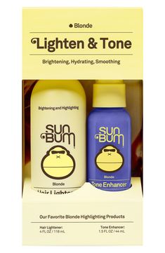 Hair Lightener: Our Hair Lightener is specifically formulated to brighten our hair by amplifying the natural highlighting effects of the sun. Infused with pineapples and honey, our special UV-activated blend creates natural subtle tones and beautiful highlights without brassiness. We're stoked to share one of our best secrets with you. While we like using straight lemon and pineapple juice to lighten our hair, we've added a little hydrogen peroxide to give us faster results. We didn't feel good How To Lighten Blonde Hair, Sun In Hair, Cool Blonde Tone, Hair Lightener, Black Hair Shampoo, Beautiful Highlights, Baking Soda For Hair, Baking Soda Water, Hair Scrub