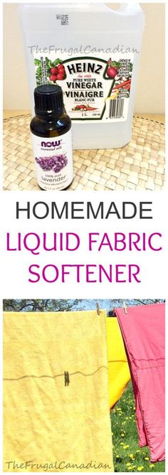 homemade liquid fabric softener is the best way to keep your clothes fresh and dry