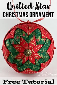 a christmas ornament with the text, how to make an ornament