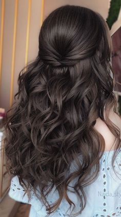 Grad Hair, Fancy Hair, Guest Hair, Cut Her Hair, Prom Ideas, 2024 Wedding