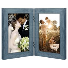 PRICES MAY VARY. Hold Two picture frames 5x7 vertically or horizontally photos for desktop display. Folding design for desktop display, simple to load, removable back panels. REMEMBER SPECIAL MOMENTS: Turn your artful prints or everyday shots into a spectacular display. Easy-open tabs at the back let you load pictures quickly. DURABLE AND ENDURING: An excellent choice for photographs of family and friends including your parents, husband, wife, boyfriend, girlfriend or children. It has a sturdy g Family Picture Collage, Family Collage Frame, Hinged Table, Family Picture Collages, Family Collage, Double Picture, Family Frames, Collage Picture Frames, Desk Top