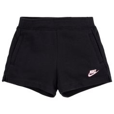 Let your little girls join the club of classic Nike style in the Nike Club Fleece Shorts. Crafted from soft French terry fabric, these shorts keep them looking sporty and sleek all day, every day. The functional pockets keep their essentials close, while the drawcord delivers a fit that's made for playtime. Watch your little girls stand out with fresh Nike style in the Nike Club Fleece Shorts. Inseam length: 2.000. 60% cotton/40% polyester. Imported. Nike Club Fleece Shorts - Girls' Preschool - Sporty Short School Bottoms, Sporty Short Bottoms For School, Cotton Sportswear Shorts For Playwear, Sporty School Shorts, Nike Bottoms For Playwear In Short Style, Nike Playwear Shorts, Nike Cotton Shorts For Playwear, Sporty Nike Shorts For Playwear, Nike Sporty Shorts For Playwear