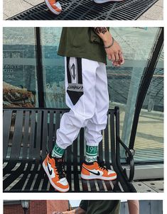 JUKPOP Streetwear Hip hop Joggers Pants Men Loose Harem Pants Ankle Length Trousers Sport Casual Sweatpants White Techwear JKP3771 Trendy Joggers For Summer Streetwear, Trendy Summer Joggers For Streetwear, Casual Summer Joggers For Streetwear, Baggy Summer Streetwear Joggers, Trendy Baggy Summer Joggers, Spring Streetwear Tapered Leg Joggers, Sporty Ankle-length Pants For Streetwear, Hip Hop Streetwear Pants For Spring, Hip Hop Style Streetwear Pants For Spring