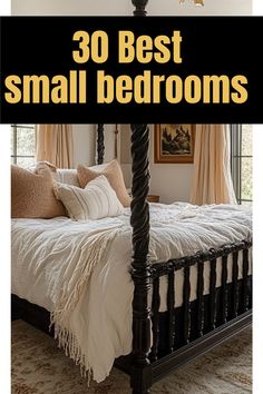 Turn your small bedroom into a sanctuary with these beautiful photos. From clever furniture arrangements to gorgeous home decor, I’m sharing small bedroom design ideas that’ll help you make the most of your space. Get inspired by these stunning bedroom interiors!