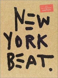 the new york beat book is on display