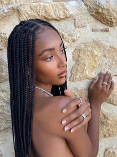 007 Aesthetic, Afro Braids, Hair Afro, Cute Box Braids Hairstyles, Protective Hairstyles Braids, Afro Hair, African Braids Hairstyles, African Braids, Long Braids