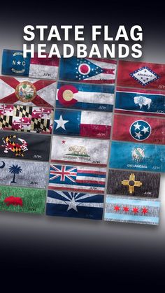 We updated some of our most popular states with new designs made just for you! A new look on these classic state flags! Shop now here: https://www.junkbrands.com/collections/state-flag-headbands #JUNKBrands #JUNKHeadbands #StateFlags #Colorado #Texas #SouthCarolina #California #Arizona #Arkansas #Hawaii #NorthCarolina City Flags, Athletic Headbands, State Flags, New Designs, Arkansas, South Carolina, High Performance, New Look, Arizona