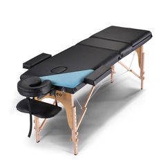 PRICES MAY VARY. 【Water and Oil Resistant Spa Bed】This massage table( Width 24") features 2” thicker foam cushion and high-quality PVC leather cover, waterproof and oilproof and easy to clean. The maximum load-bearing capacity of the bed is 500 LBS. 【Tiltable Backrest】The tail of 3 folding massage bed can be lifted and fixed. With the support of the backrest, you can not only lie down in a relaxed manner but also lean on the bed freely. The tattoo artists and beauticians can serve clients more c Bed Wooden Frame, Eyelash Salon, Bed Wooden, Massage Bed, Massage Tables, Professional Massage, Massage Table, Salon Furniture, Commercial Furniture