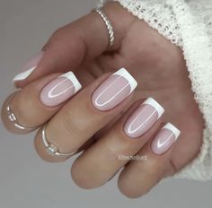 Sqaure Nails, Wedding Nail Art Design, Square Nail Designs, Short Square Nails, Wedding Nail, French Tip Acrylic Nails, Nail Art Wedding