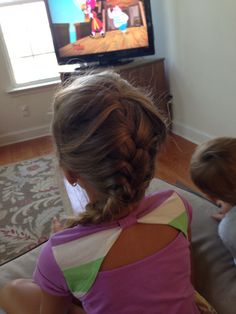 Elsa's braid Elsa Braid, Dreadlocks, Braids, Hair Styles, Hair, Beauty, Plaits